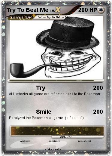 Pokemon Try To Beat Me