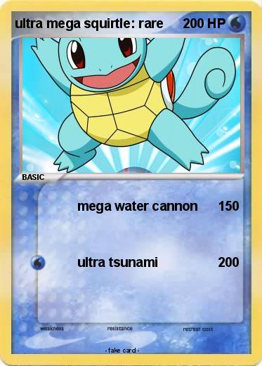 Pokemon ultra mega squirtle: rare