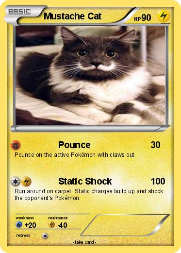 Pokemon Mustache Cat