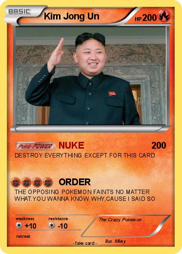 Pokemon Kim Jong Un