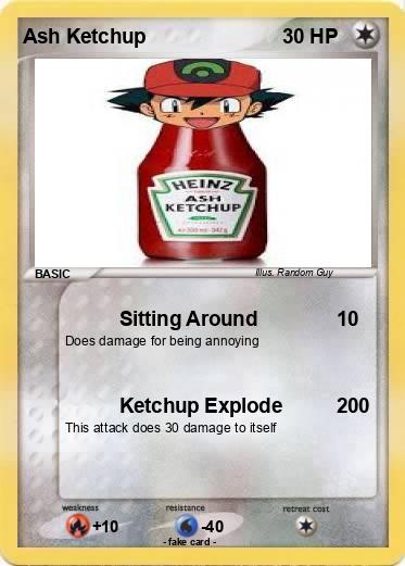 Pokemon Ash Ketchup
