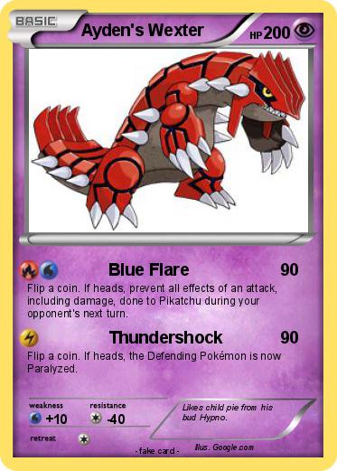Pokemon Ayden's Wexter
