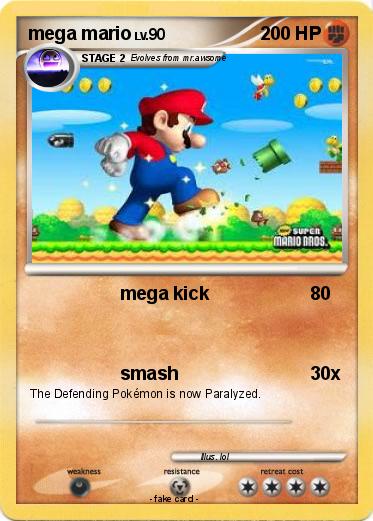 Pokemon mega mario