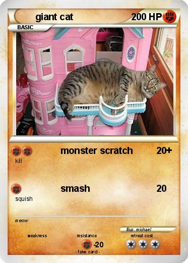Pokemon giant cat
