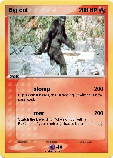 Pokemon Bigfoot