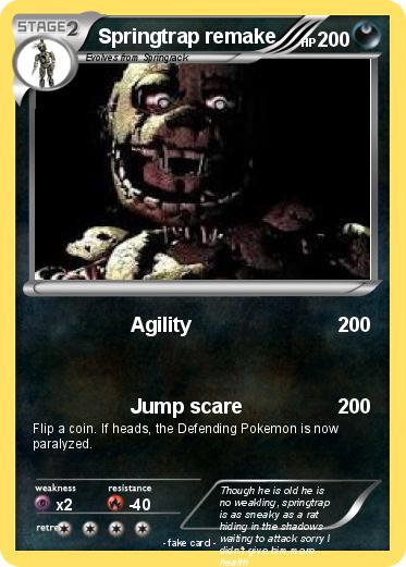 Pokemon Springtrap remake
