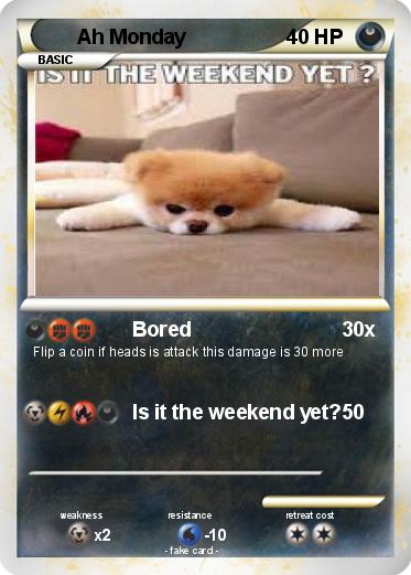 Pokemon Ah Monday