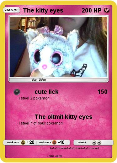 Pokemon The kitty eyes