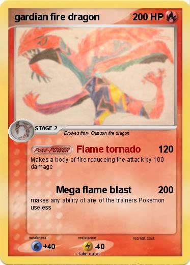 Pokemon gardian fire dragon