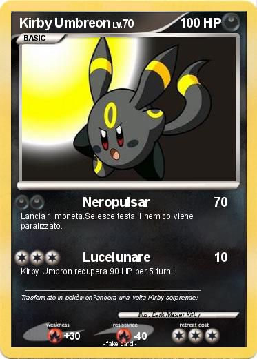 Pokemon Kirby Umbreon