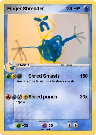 Pokemon Finger Shredder