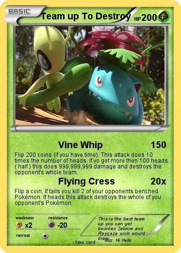 Pokemon Team up To Destroy