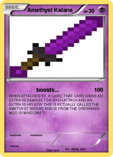 Pokemon Amethyst Katana