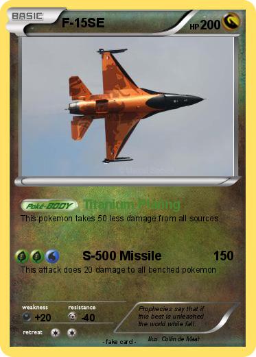 Pokemon F-15SE