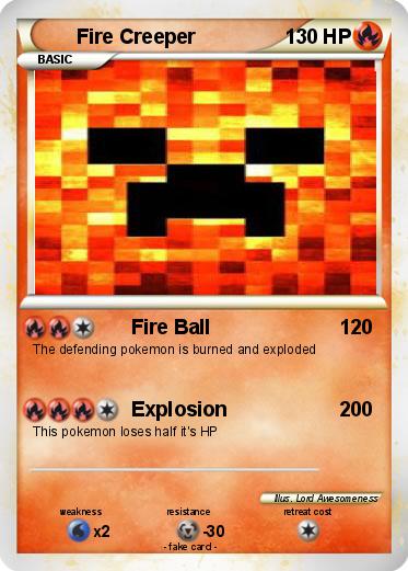 Pokemon Fire Creeper
