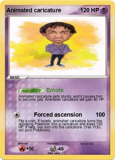 Pokemon Animated caricature