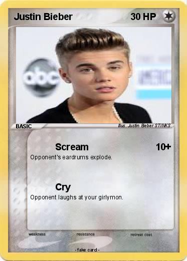 Pokemon Justin Bieber