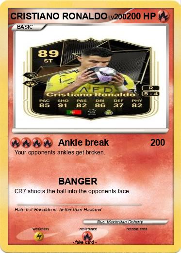Pokemon CRISTIANO RONALDO