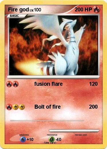 Pokemon Fire god