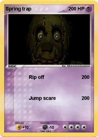 Pokemon Spring trap