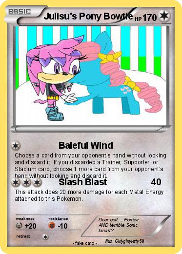 Pokemon Julisu's Pony Bowtie