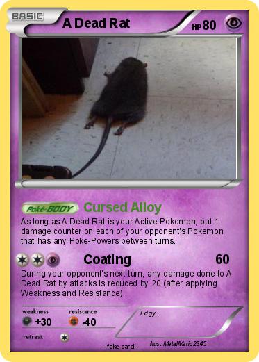 Pokemon A Dead Rat