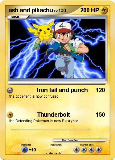 Pokemon ash and pikachu