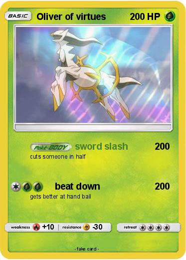 Pokemon Oliver of virtues