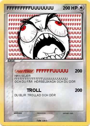 Pokemon FFFFFFFFFUUUUUUU