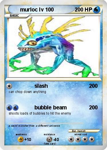 Pokemon murloc lv 100