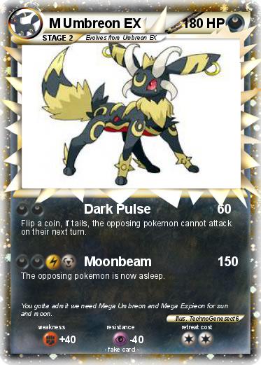 Pokemon M Umbreon EX
