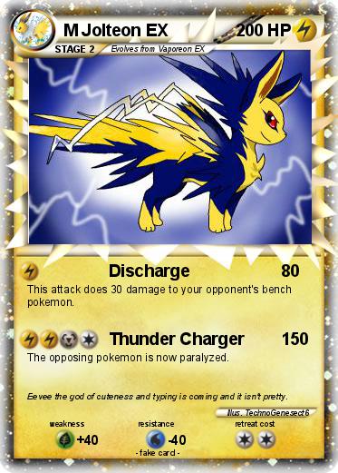 Pokemon M Jolteon EX