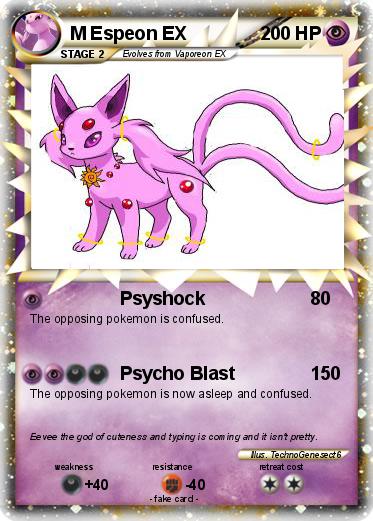 Pokemon M Espeon EX