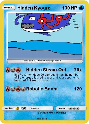 Pokemon Hidden Kyogre