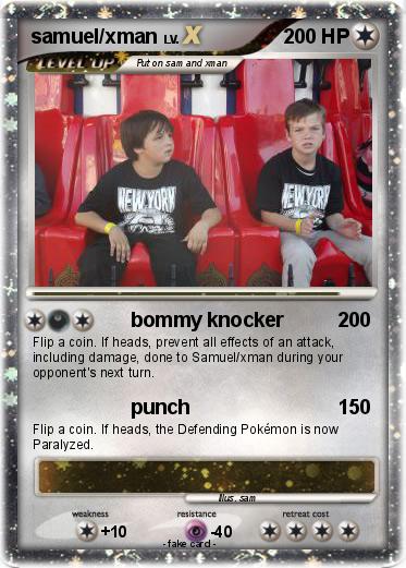 Pokemon samuel/xman