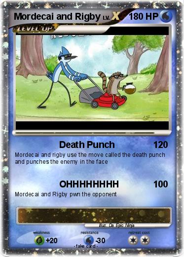 Pokemon Mordecai and Rigby