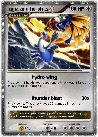 Pokemon lugia and ho-oh
