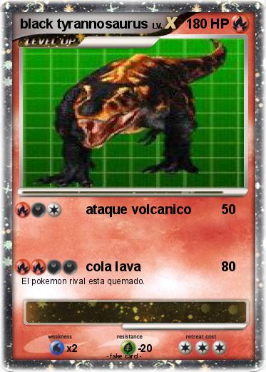 Pokemon black tyrannosaurus