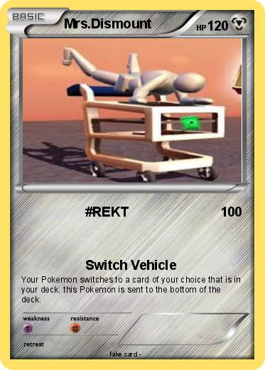 Pokemon Mrs.Dismount