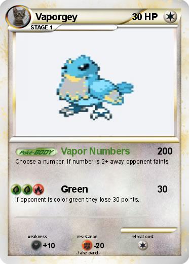 Pokemon Vaporgey