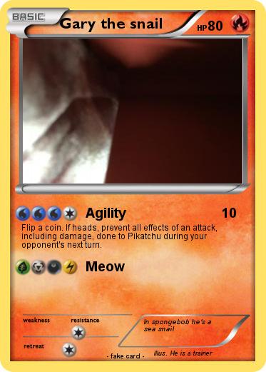 Pokemon Gary the snail