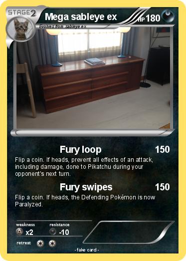Pokemon Mega sableye ex