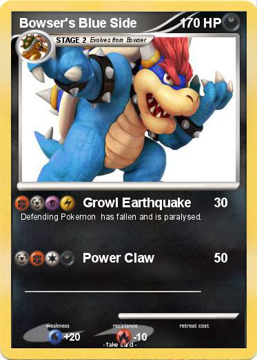 Pokemon Bowser's Blue Side