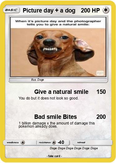 Pokemon Picture day + a dog