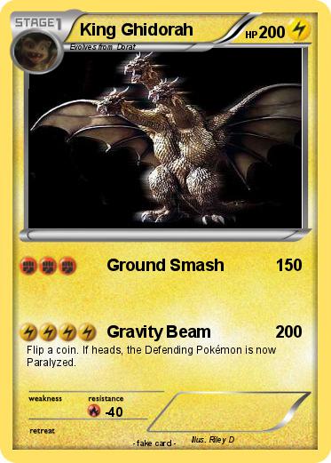 Pokemon King Ghidorah