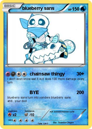 Pokemon blueberry sans