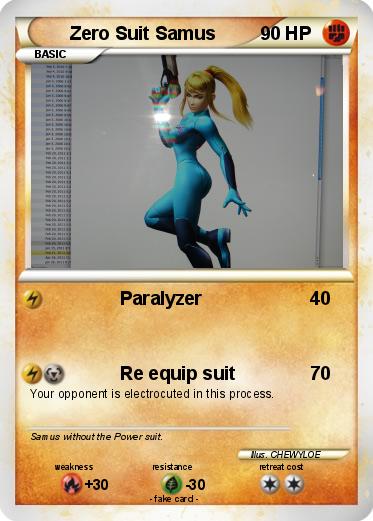 Pokemon Zero Suit Samus
