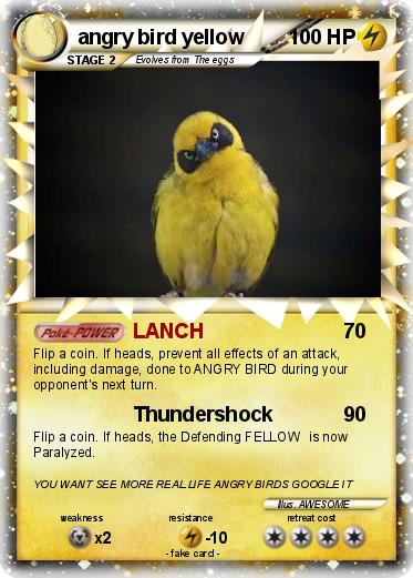 Pokemon angry bird yellow