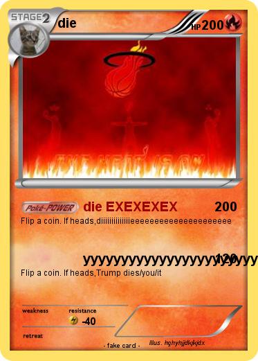 Pokemon die