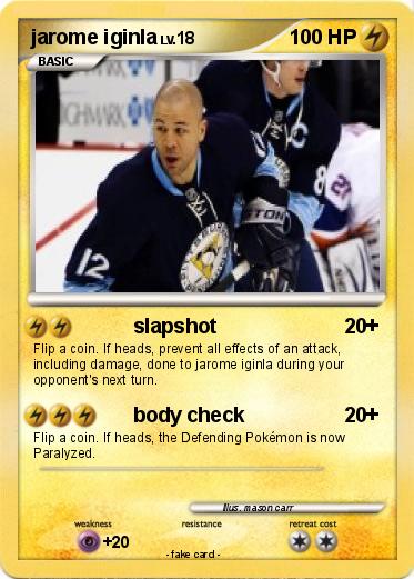 Pokemon jarome iginla